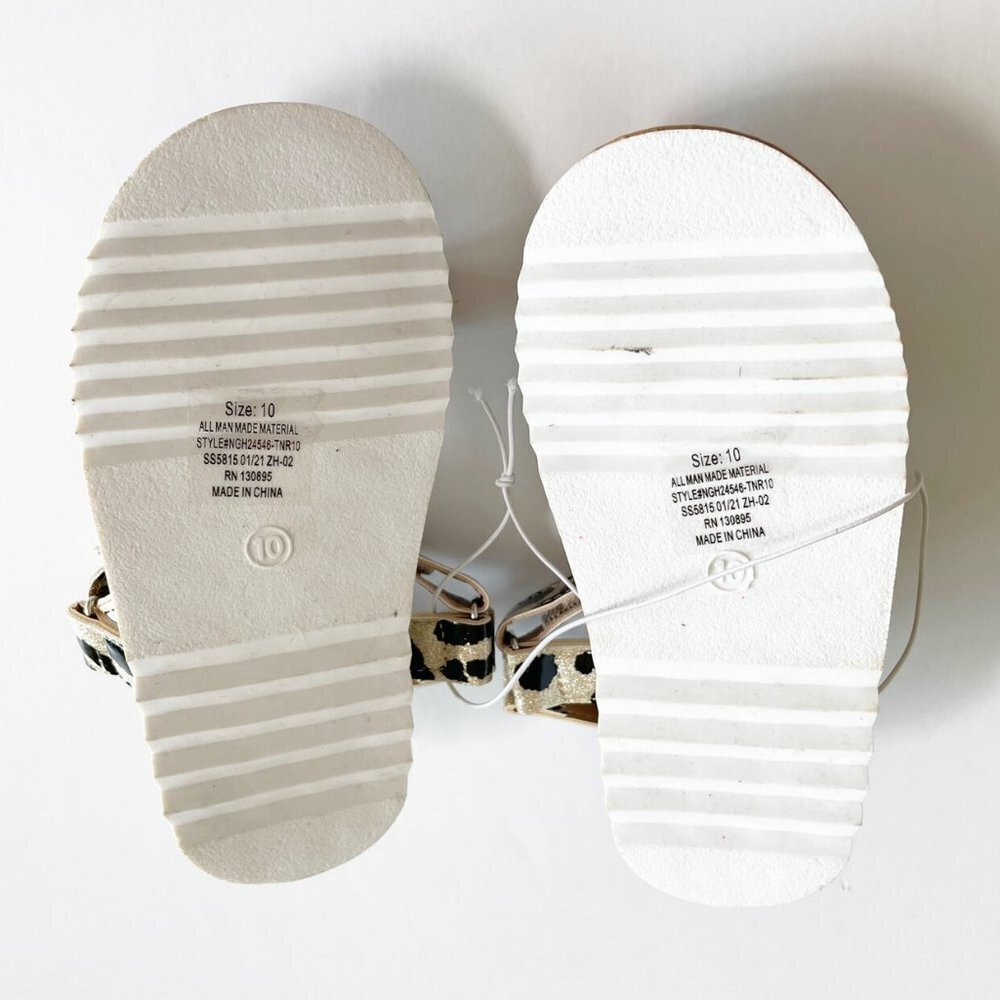Nicole Miller Ankle Strap Leopard Sandals - Picture 5 of 5